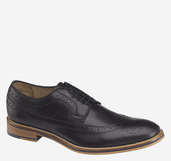 Johnston & Murphy Conard Wingtip Snörskor Herr - Svarta Finskor [QL6098754]